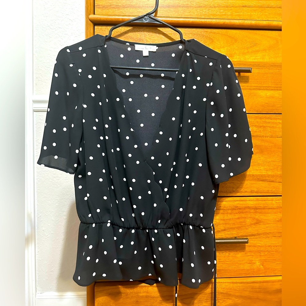 Nine Britton scalloped blouse